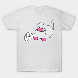 Corona Cat Pink T-Shirt